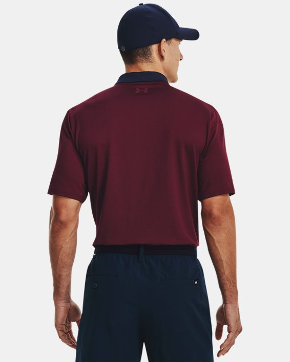 Men's UA Performance 3.0 Colorblock Polo in Blue image number 1
